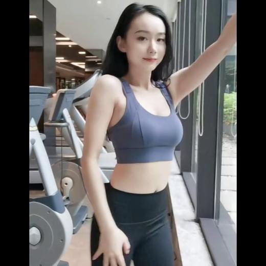 跃牌（呗咪纷纷系列）后搭扣美背防震聚拢运动背心文胸 一体杯WX029 商品图0