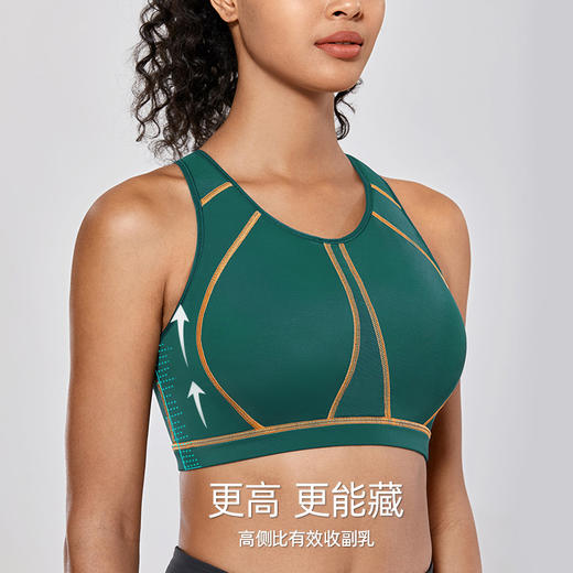 跃牌（呗咪纷纷系列）大码高强度防震背心瑜伽胸围WX232 商品图3