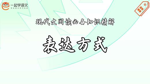 现代文阅读必备知识精解：表达方式 商品图0