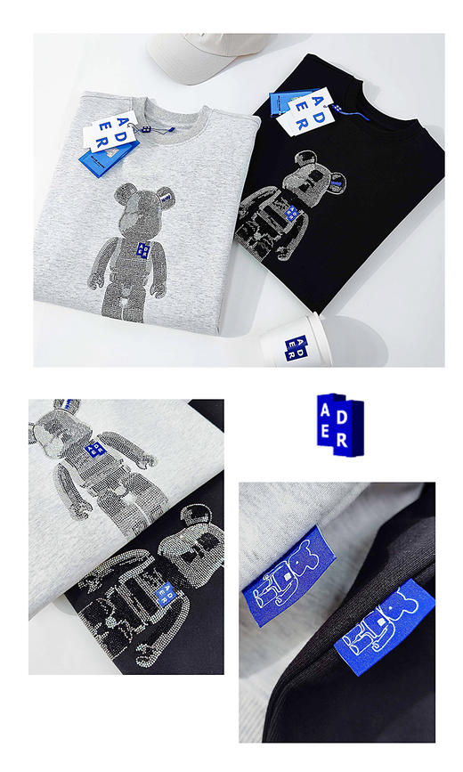 ADER 烫钻刺绣卫衣1631  [福利品] 商品图3