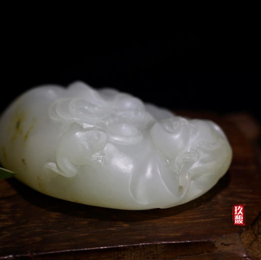 和田玉（白玉）籽料挂件--财神47.55g 商品图4