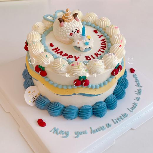 小羊小牛立体复古蛋糕--低糖处理无添加 商品图0