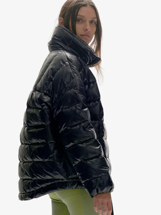 Holden - W DOWN ZIP HOODIE - BLACK - 女装 - 上衣 - 黑色 商品图3