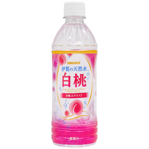 三佳利伊贺白桃天然水饮料500ml 商品图1