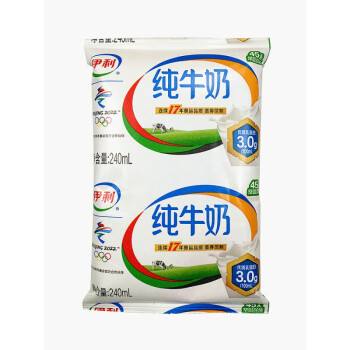 伊利小枕纯牛奶240ml