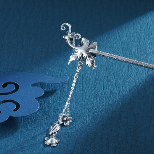 子佩集S999银【灼春融】发簪【VA16】仿古2212 商品图3