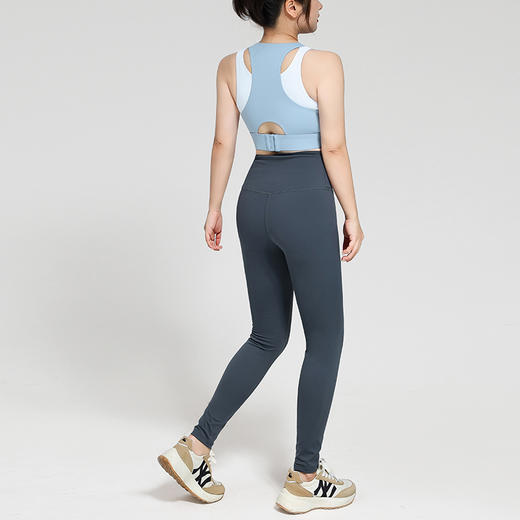 跃牌（呗咪纷纷系列）大码撞色假两件撞色文胸WX608 固定胸垫 商品图3