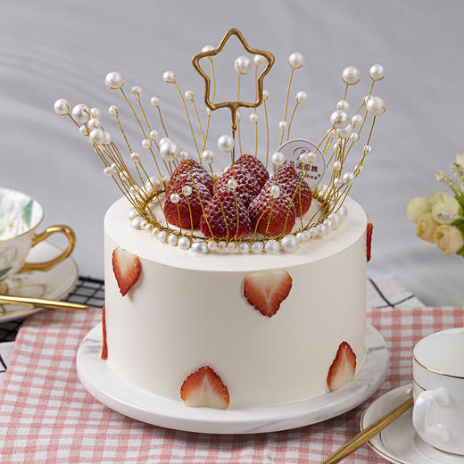 草莓恋人-鲜果奶油蛋糕【惠州】 商品图1