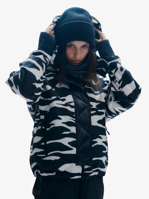 Holden - W SLOANE INSULATED JACKET - ZEBRA CAMO - 女装 - 滑雪夹克 - 迷彩 商品图3