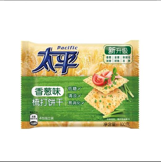 太平梳打饼干香葱味100g 商品图0