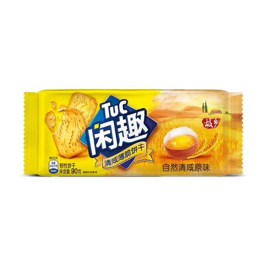 闲趣韧性饼干清咸原味90g 商品图0