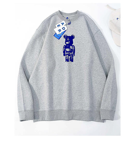 ADER 植绒积木熊情侣卫衣1610[福利品] 商品图1
