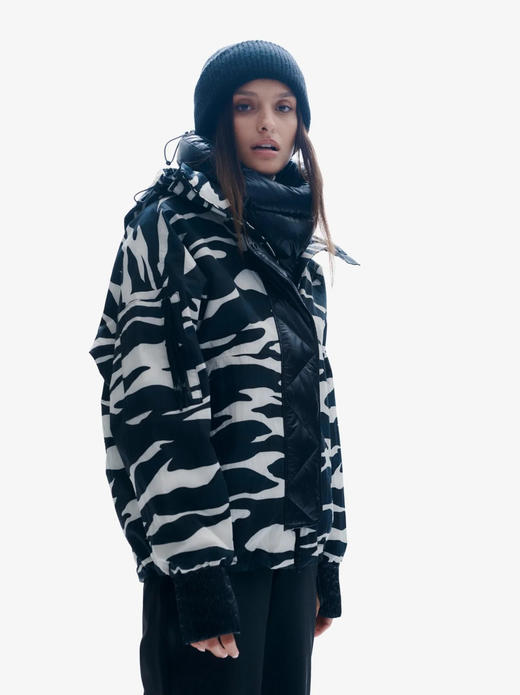 Holden - W SLOANE INSULATED JACKET - ZEBRA CAMO - 女装 - 滑雪夹克 - 迷彩 商品图0