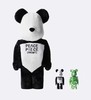 Bearbrick 藤原浩联名熊猫熊 1000% 商品缩略图0
