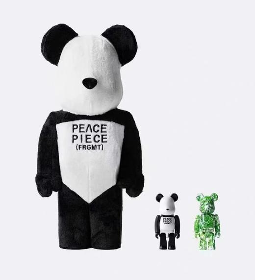 Bearbrick 藤原浩联名熊猫熊 1000% 商品图0