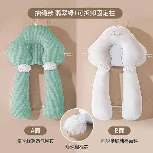 【科学五大分区 安抚无惊扰 成就安稳睡眠】秋冬婴儿定型枕神器新生宝宝安抚枕头睡觉矫正头型防偏头婴儿枕头 商品图7