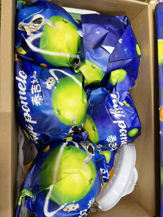 小区口自提 力荐！王炸爆汁泰吉柚 一箱5-6枚 约5斤 冰糖/果汁口感 真心好吃 商品图4