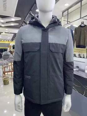 【广缘抚宁百货店】短款连帽休闲羽绒服