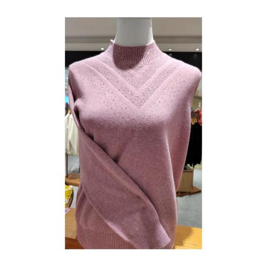 3楼珍贝半高领烫饰女衫 商品图0