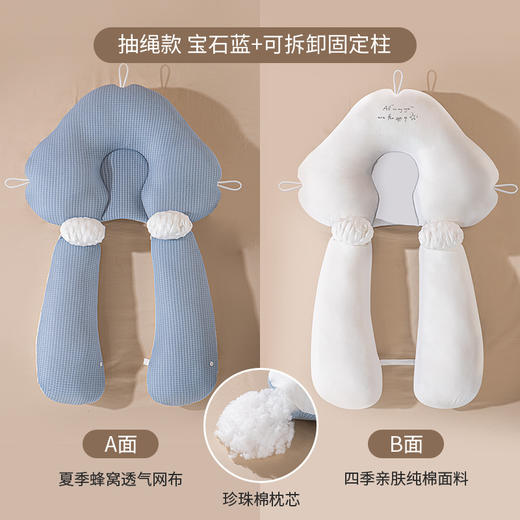 【科学五大分区 安抚无惊扰 成就安稳睡眠】秋冬婴儿定型枕神器新生宝宝安抚枕头睡觉矫正头型防偏头婴儿枕头 商品图5