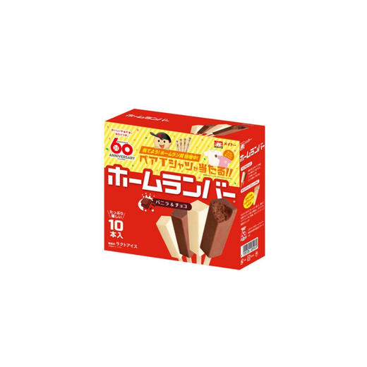 日本名糖MEITO苏打水果香草巧克力味冰淇淋盒装450ml雪糕冰糕批发 商品图1