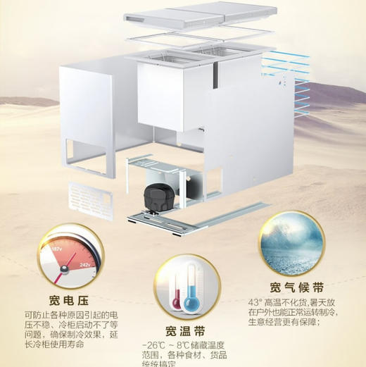 海尔（Haier）冷柜 FCD-210XDB 商品图7