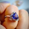 18k镶嵌坦桑石戒指 商品缩略图8