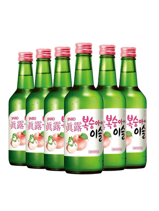 韩国进口真露烧酒青葡萄味清酒低度酒水韩式米酒利口酒果味西柚味 商品图0