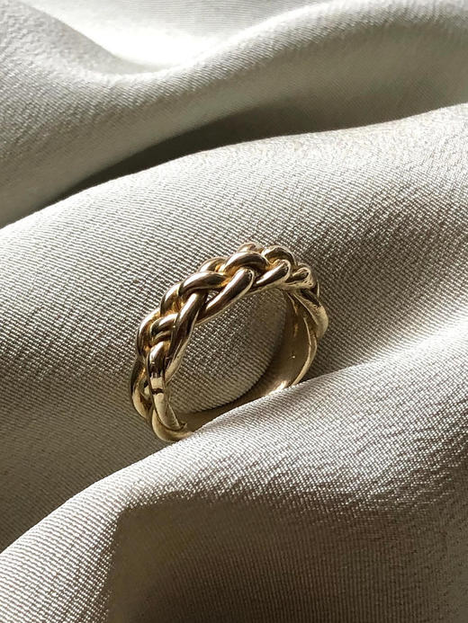 Fyntage | 愛與忠誠 Vatta Braided Ring [戒指 金/银] 商品图5