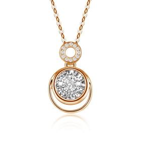 【1件7.5折】18K金钻石项链DN051201