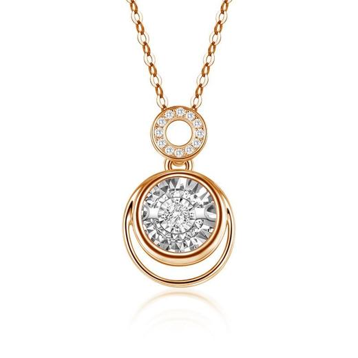 【1件7.5折】18K金钻石项链DN051201 商品图0