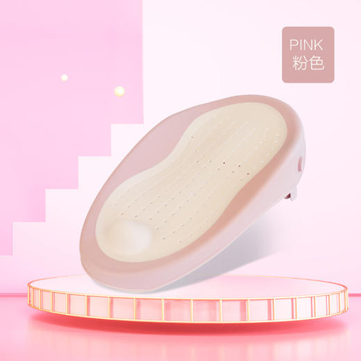 【婴儿仿生折叠浴床 柔软舒适 安全防滑】吉佧婴儿浴网婴儿洗澡神器婴儿洗澡躺托浴架宝宝洗澡座椅儿童浴床 商品图7