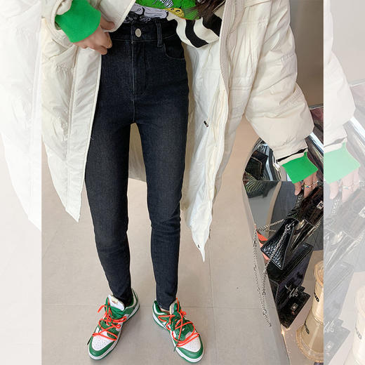 【179元任选2件】最后一波现货！加绒紧身牛仔裤 商品图1