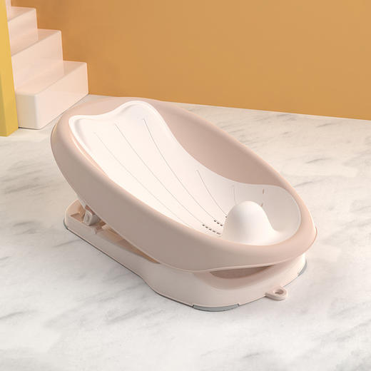 【婴儿仿生浴架 纵享畅浴】吉佧婴儿浴架可坐躺宝宝洗澡座椅婴儿洗澡神器婴儿洗浴浴床浴网 商品图5