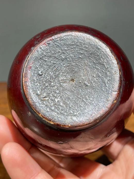 红漆楠木镂空铜盖香瓶，顺丰包邮 商品图4