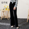 EITIE爱特爱春新款高腰时尚显瘦百搭通勤黑色喇叭裤休闲长裤A2305107 商品缩略图0