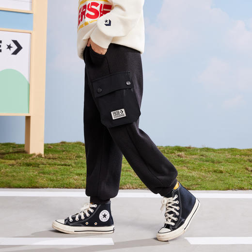 CONVERSE 春 大童小童 长裤 CNVB-KN-D600 商品图3