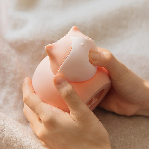 【相约圣诞暖心好礼 猫咪可爱造型 温暖每天】创意猫咪热水袋 学生硅胶可爱注水暖水袋迷你便携暖手宝 商品图2