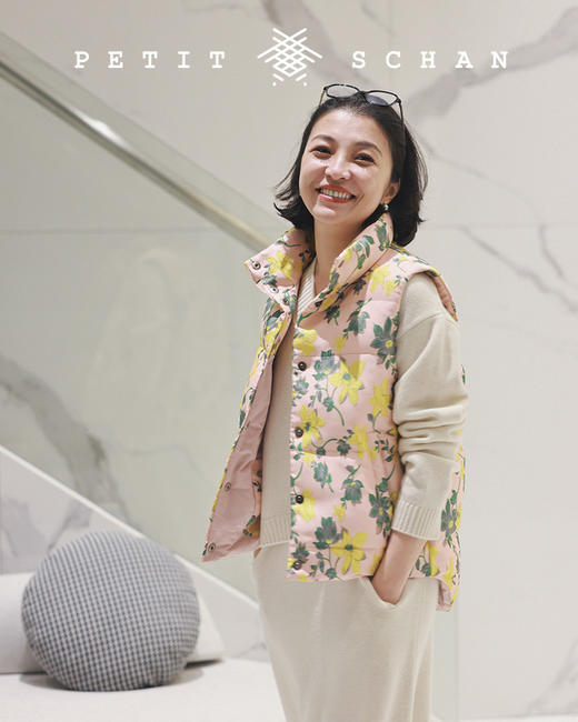 PETIT SCHAN小闪 CLO#168 cloud mind云意 秋冬高端针织系列羊毛羊绒V领落肩廓形上衣/小A型半裙 商品图6