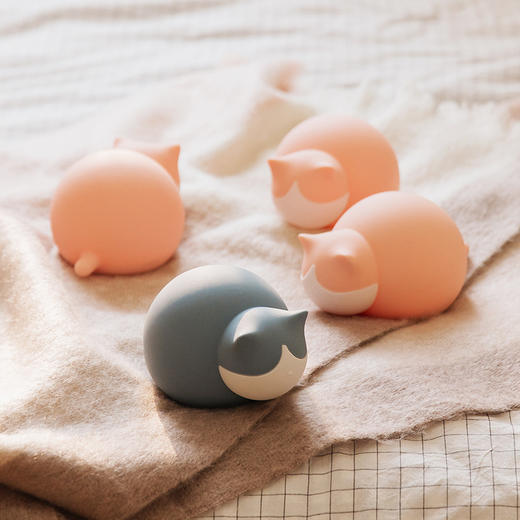 【相约圣诞暖心好礼 猫咪可爱造型 温暖每天】创意猫咪热水袋 学生硅胶可爱注水暖水袋迷你便携暖手宝 商品图3