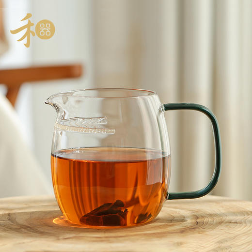 禾器 晶彩澄然煮茶器   高硼硅耐热玻璃大号公杯煮茶匀杯月牙过滤分茶器 商品图5
