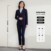 【上衣+裤子】罗蒙春秋款女式套装时尚优雅通勤舒适西服套装两件套女 商品缩略图2