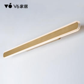 VFZ1-D006/COMELY/L30010101/心锁长条壁灯/550*70*60mm/金色/固定式灯具