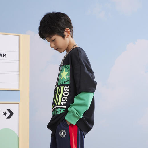 CONVERSE 春 大童小童 卫衣 CNVB-FW-D701 商品图4
