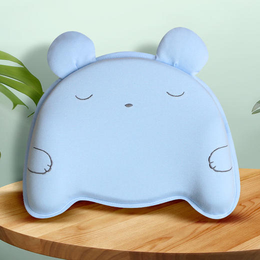 【健康芯 好睡眠】婴儿枕头定型枕宝宝新生儿儿童矫正头型小孩记忆棉安抚枕 商品图5