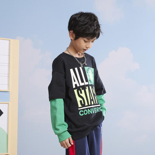 CONVERSE 春 大童小童 卫衣 CNVB-FW-D701 商品图1