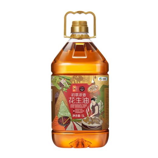 中粮初萃浓香花生油5L 商品图1