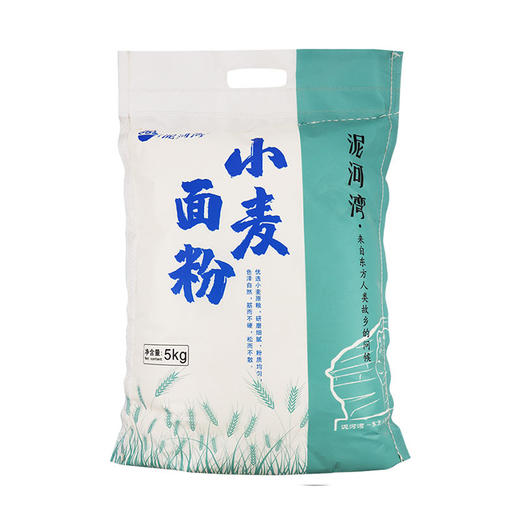 泥河湾 张家口阳原县小麦面粉 5千克x1袋 五谷杂粮 商品图1