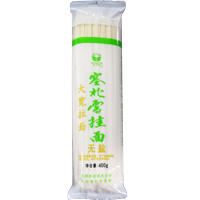 塞北雪无盐挂面大宽拉面6mm面条400g*4包无碘无钠挂面炸酱面拌面 商品图4