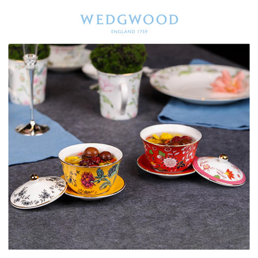 WEDGWOOD玮致活漫游美境中式带盖茶碗套组骨瓷敬茶碗 商品图2